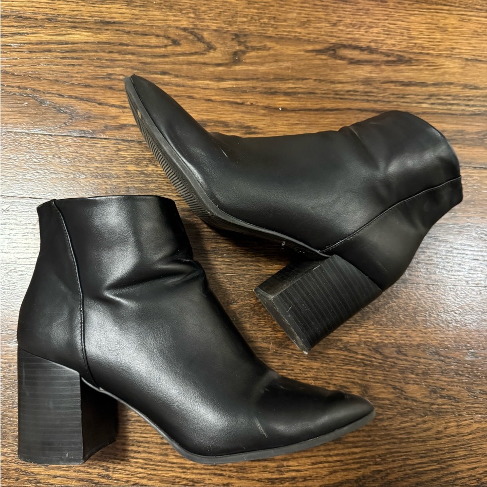 Target Black Ankle Booties